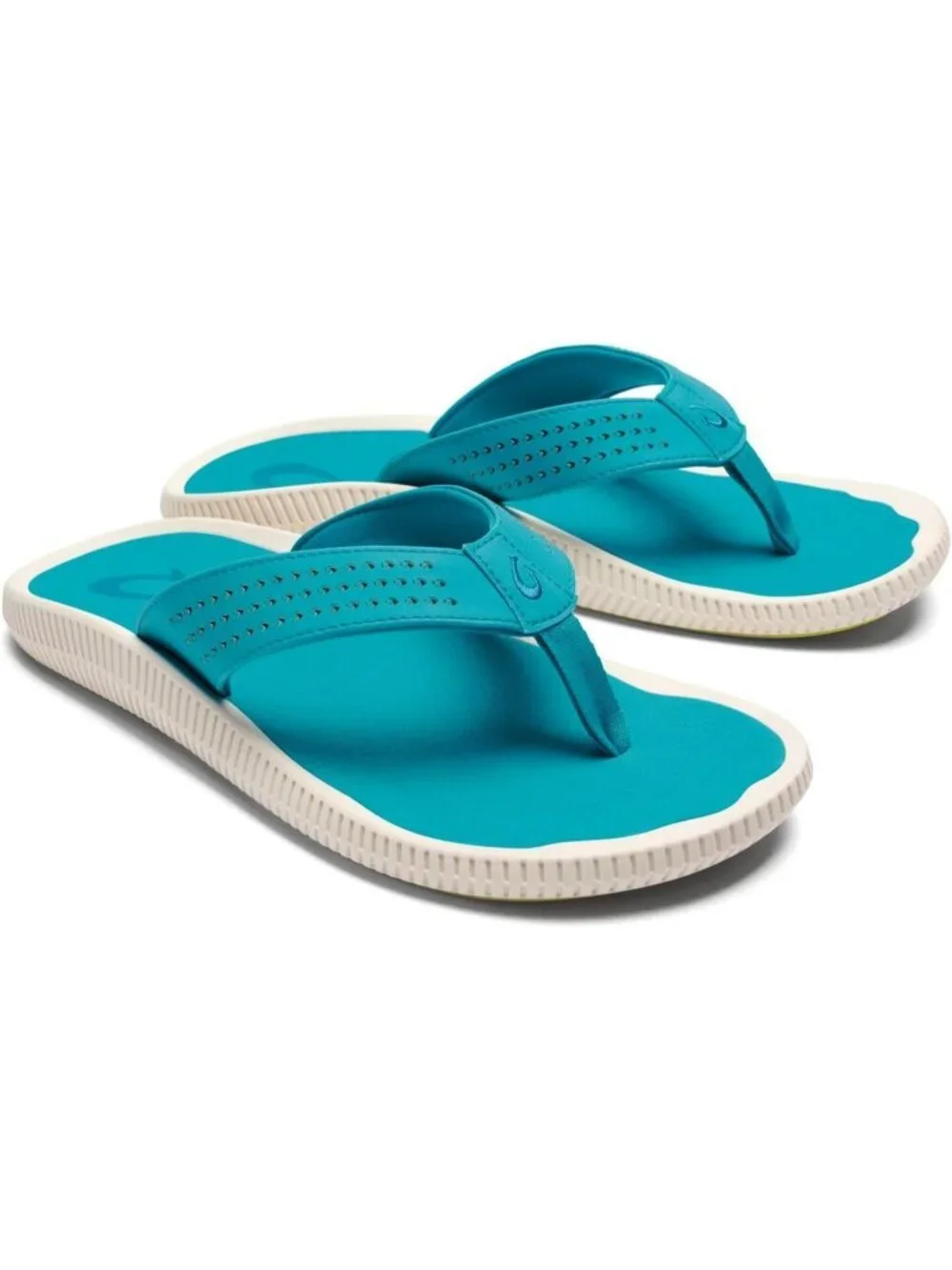 Men's Tropic Blue Resistant Flip Flops Arch Support Comfort Beach Sandal Shoes